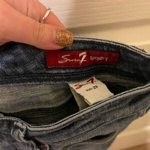 7 For All Mankind Dark Wash Denim